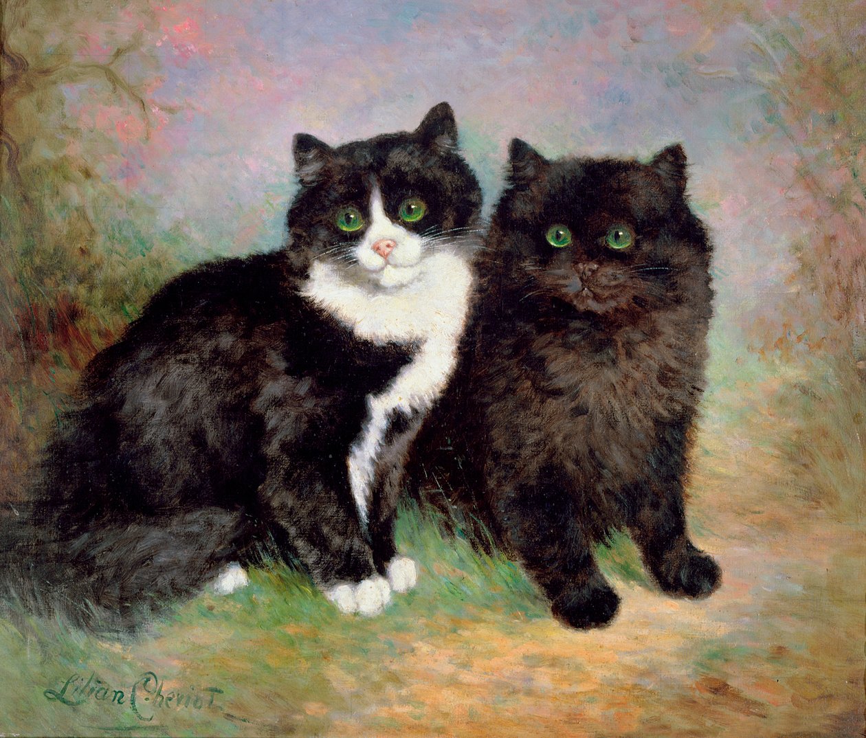 Un par de gatos de Lilian Cheviot