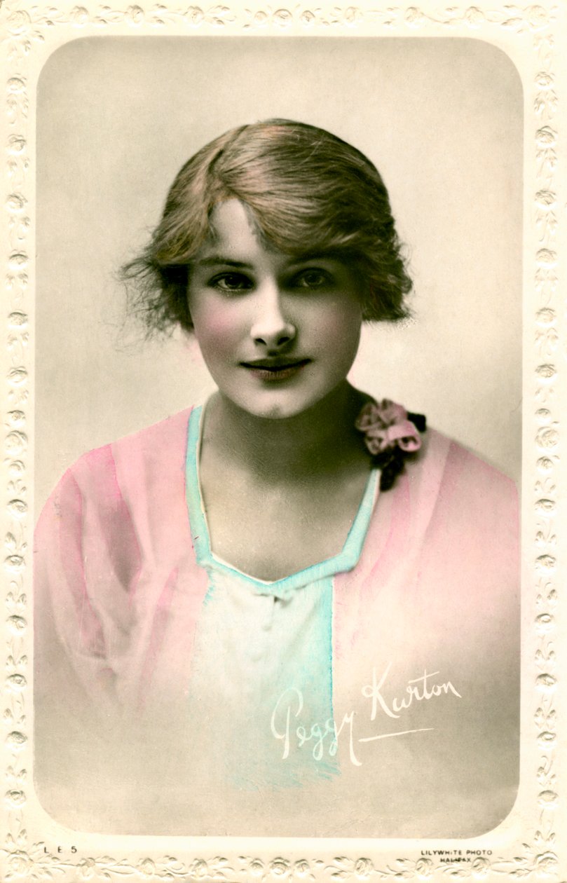 Peggy Kurton, actriz, principios del siglo XX de Lilywhite Photo