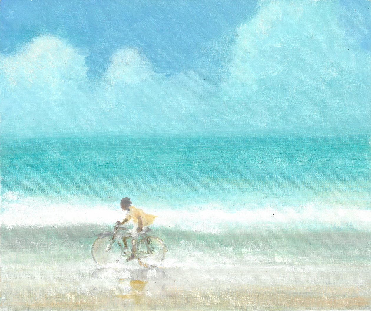 Niño en Bicicleta de Lincoln Seligman