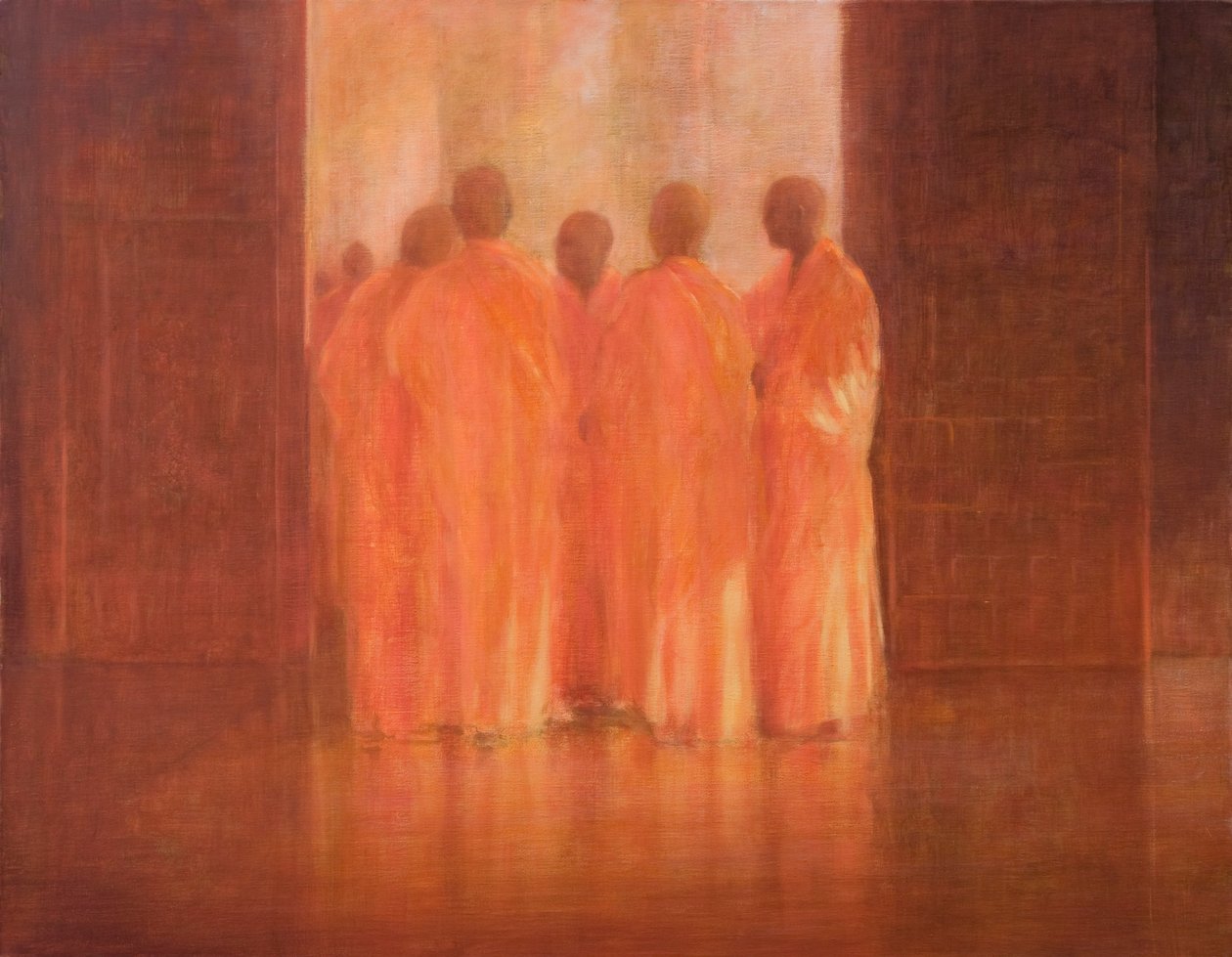 Grupo de monjes, Vietnam de Lincoln Seligman