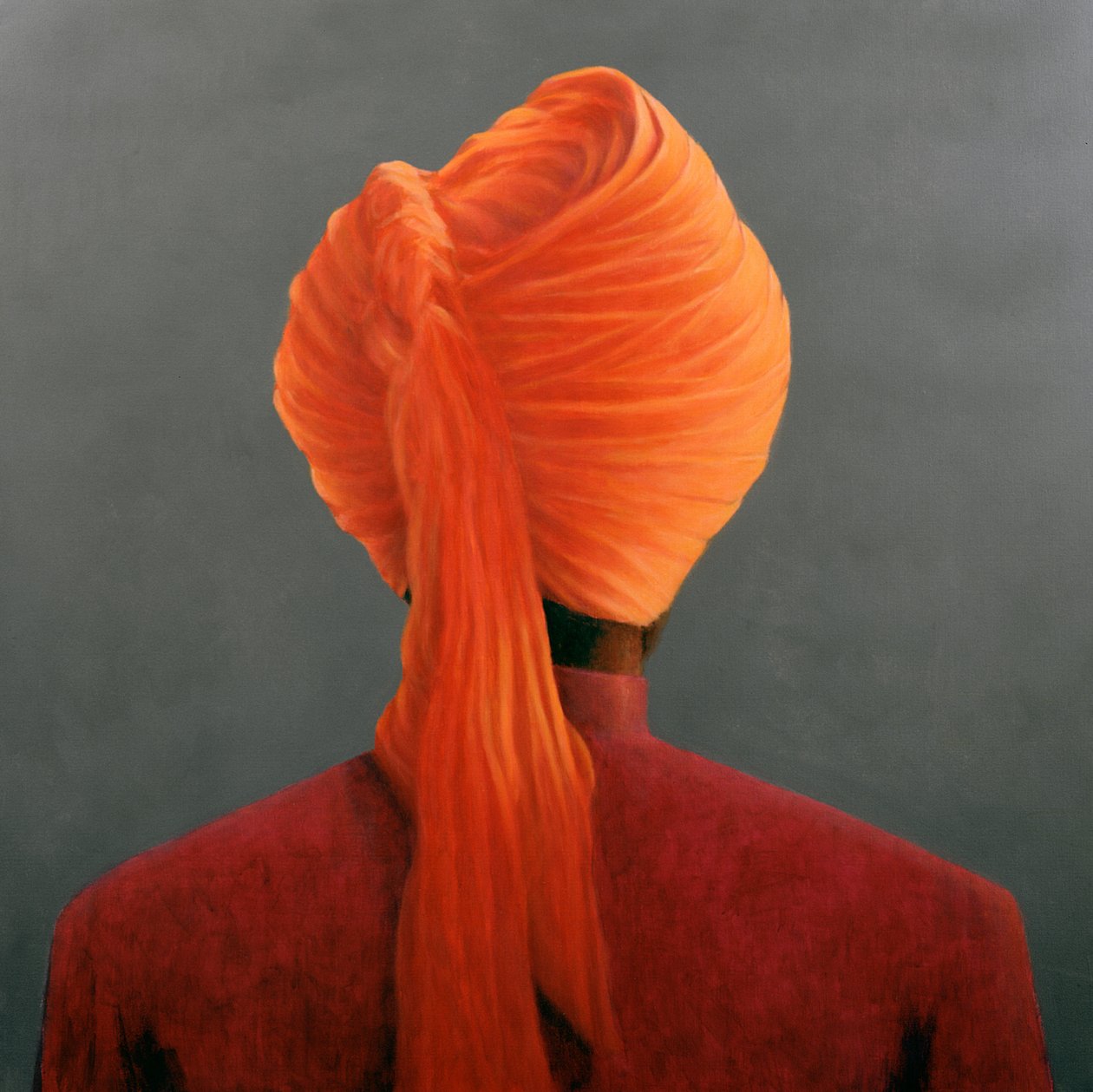 Turbante naranja de Lincoln Seligman