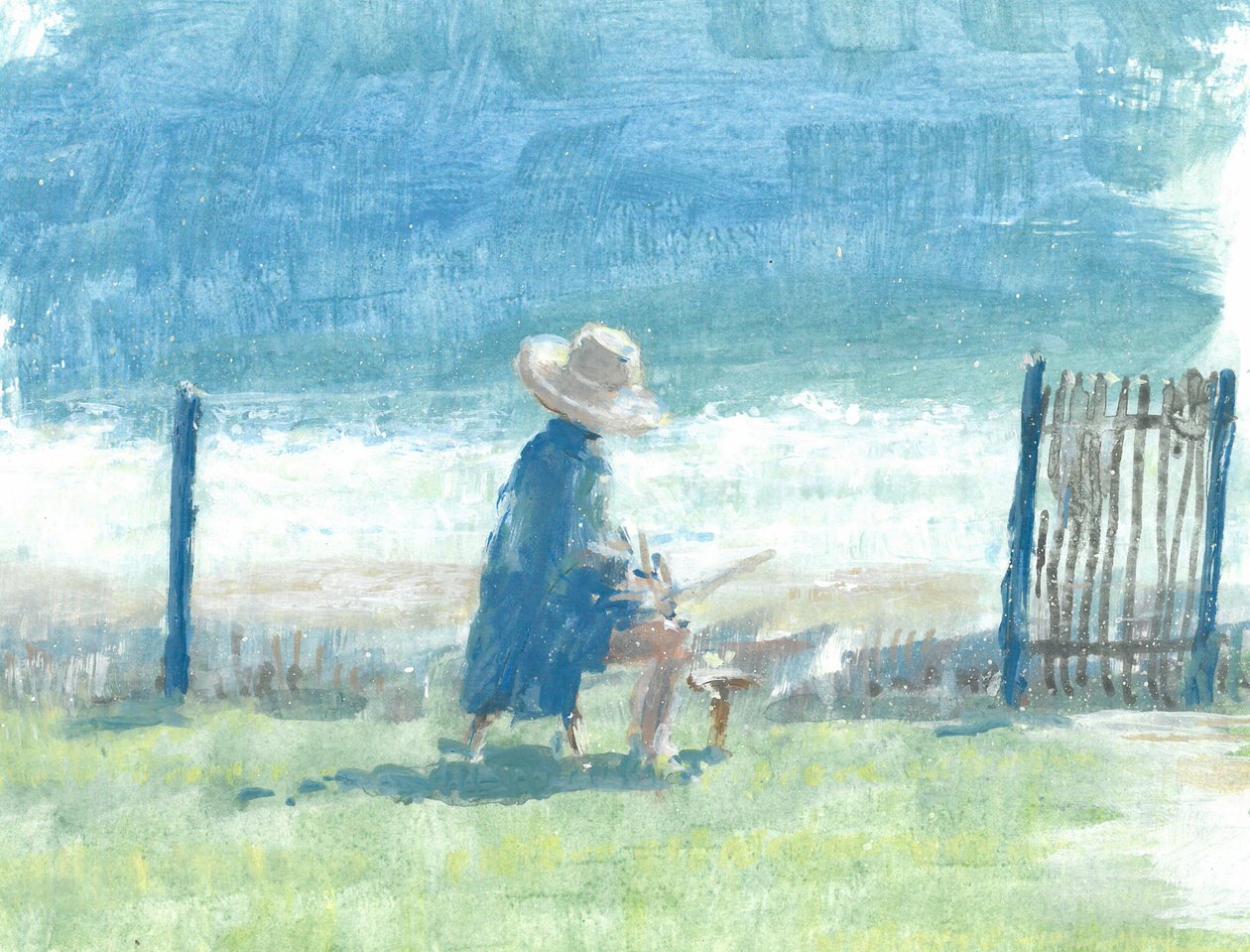 Pintando el mar de Lincoln Seligman