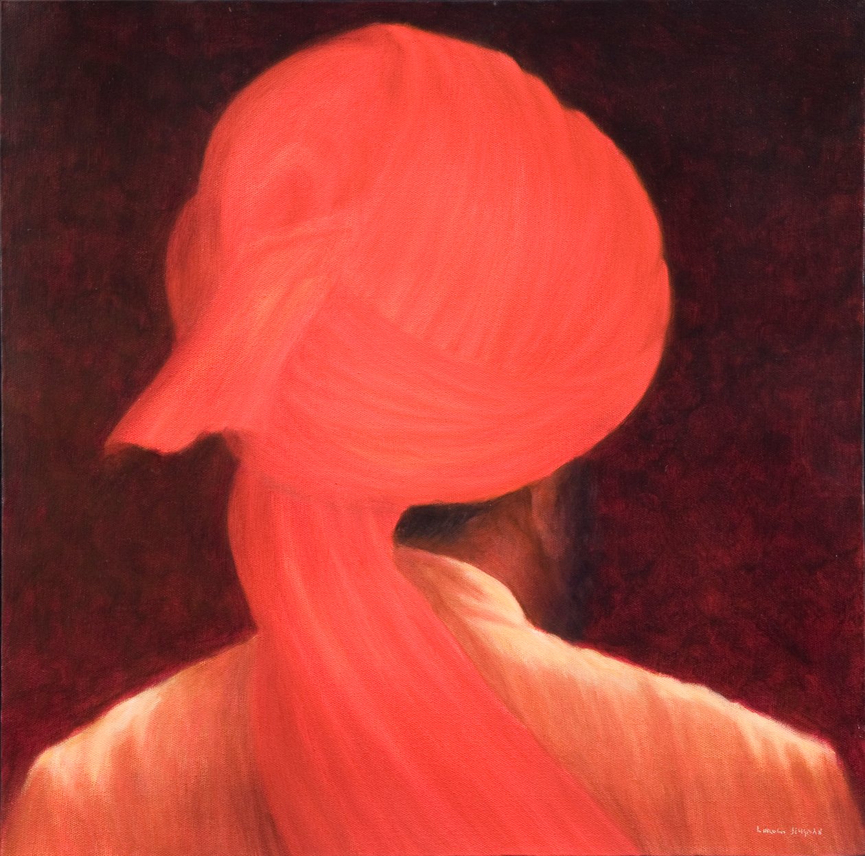 Extraño turbante de Lincoln Seligman