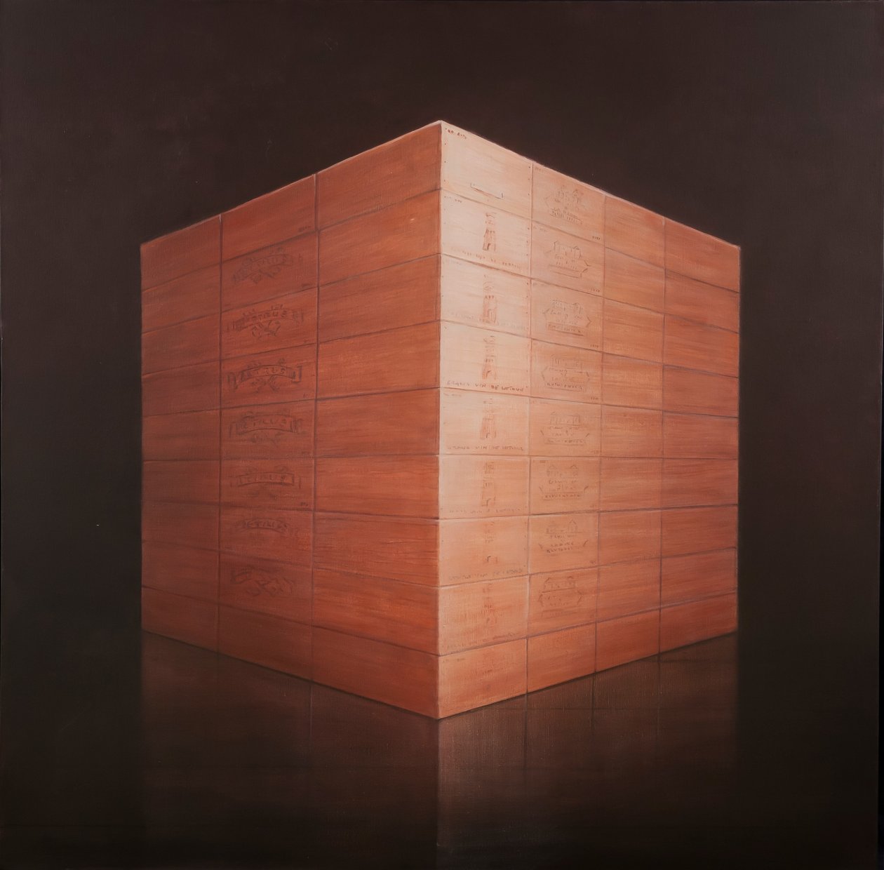 Cajas de vino, 2012 de Lincoln Seligman
