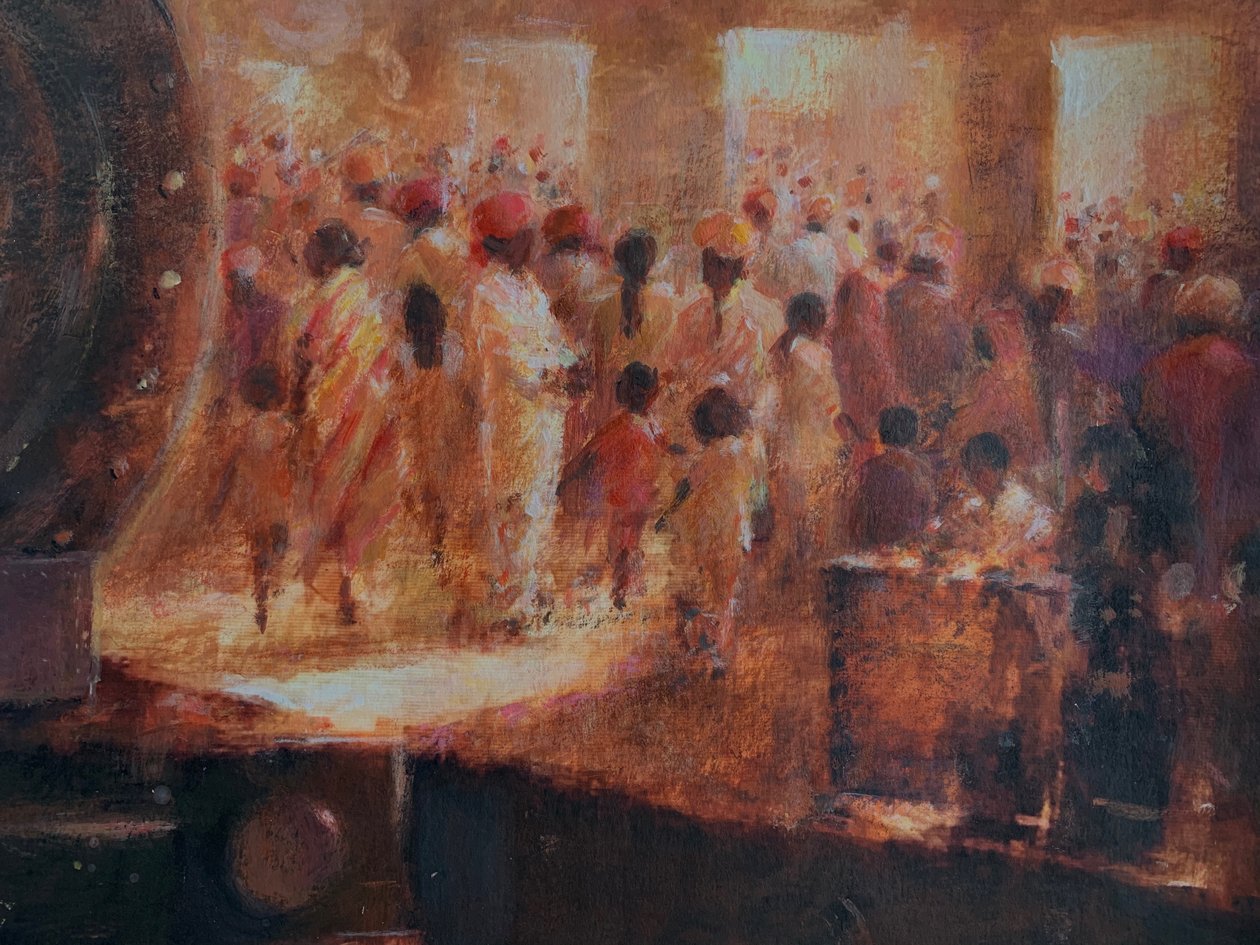 Deoghar de noche 2 de Lincoln Seligman