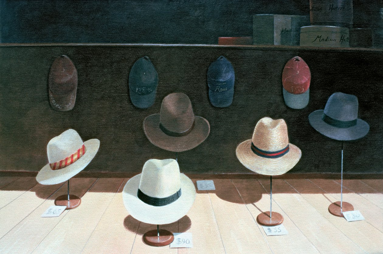 Tienda de sombreros, 1990 de Lincoln Seligman