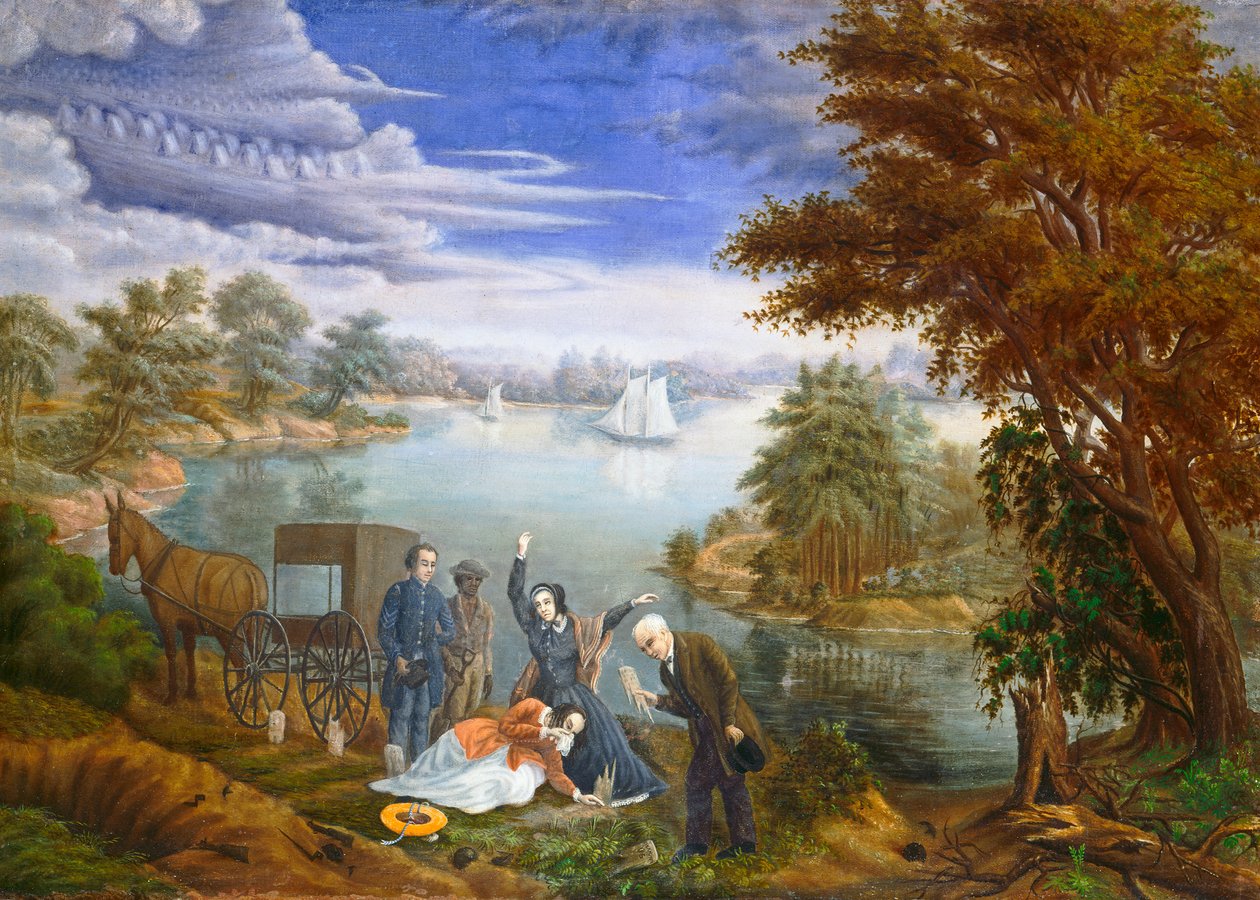 El entierro, c.1890 de Linton Park