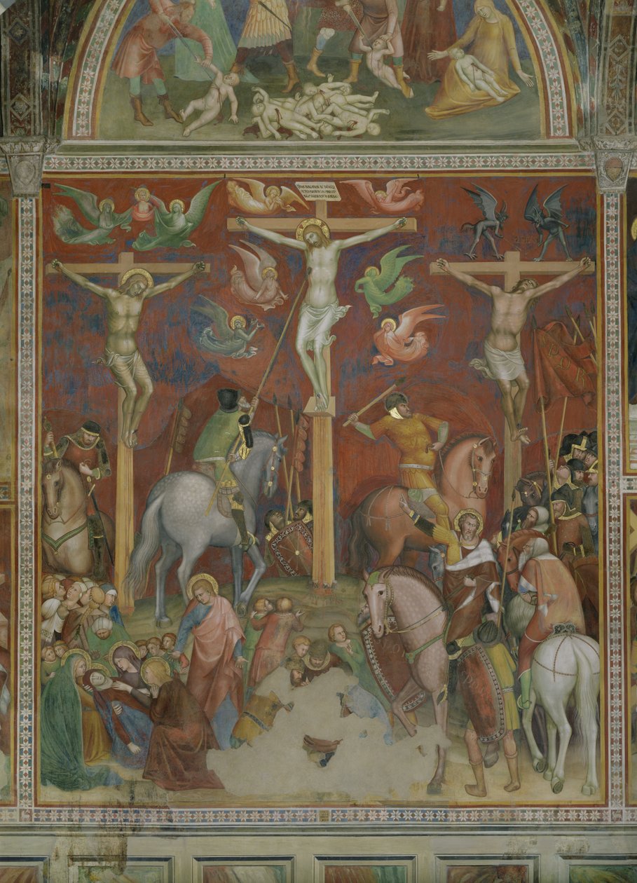 La Crucifixión, c.1340 de Lippo Memmi