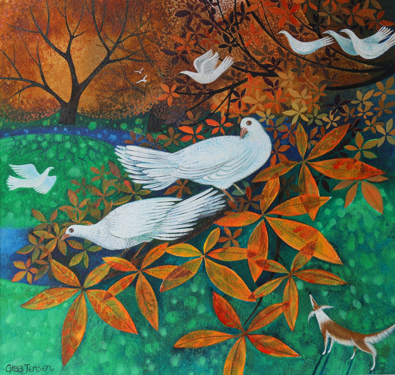 Palomas blancas, 2016 de Lisa Graa Jensen