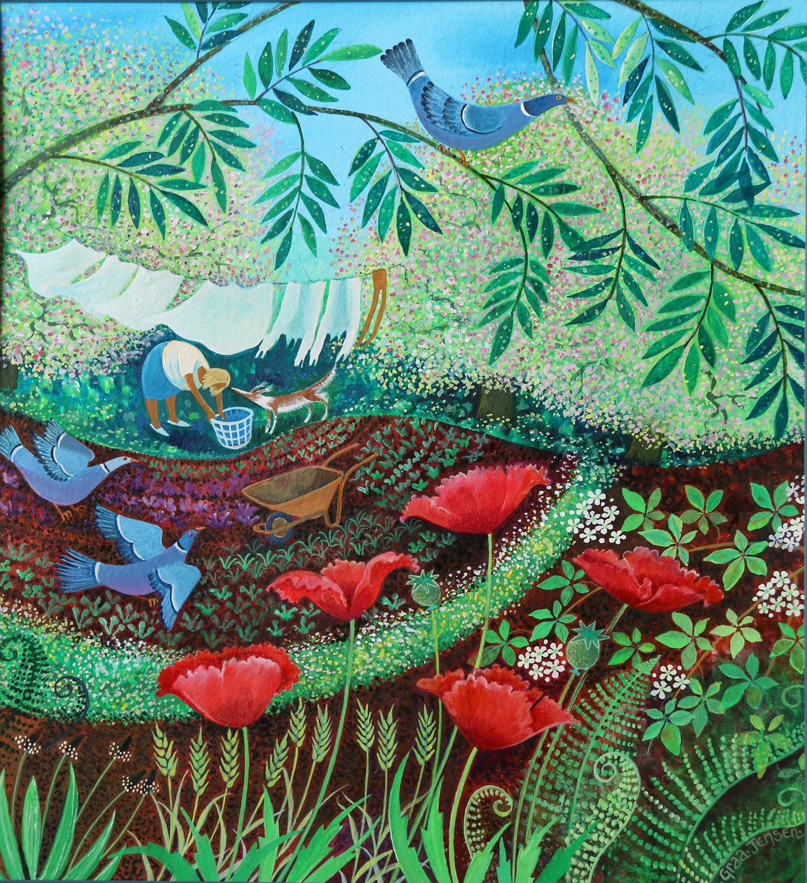 Palomas torcaces de Lisa Graa Jensen