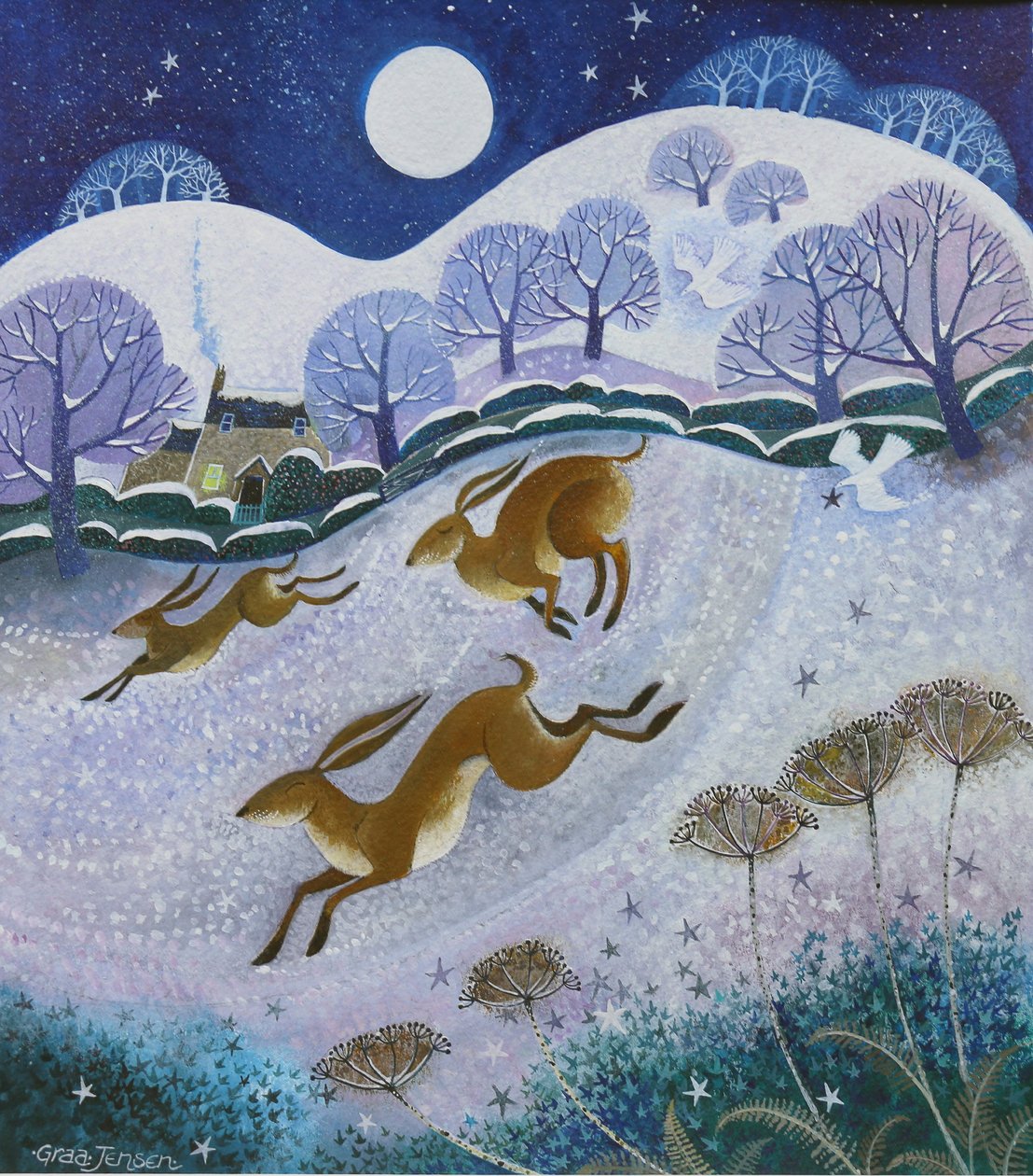 Liebres de nieve, 2019 de Lisa Graa Jensen