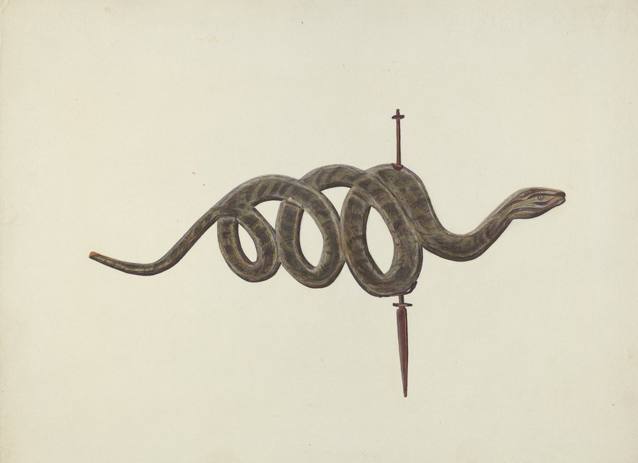 Veleta de serpiente, c. 1938 de Lloyd Broome