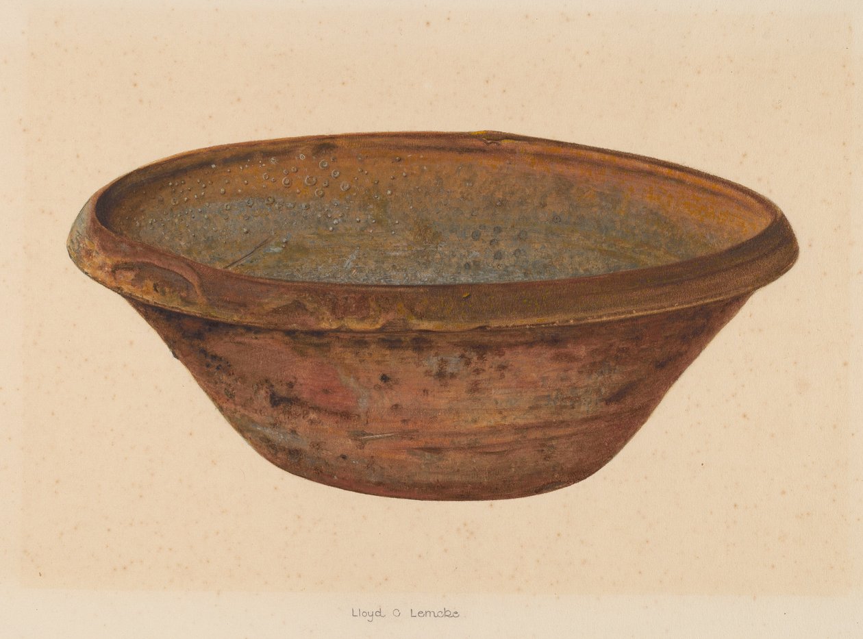 Cuenco, c. 1937 de Lloyd Charles Lemcke