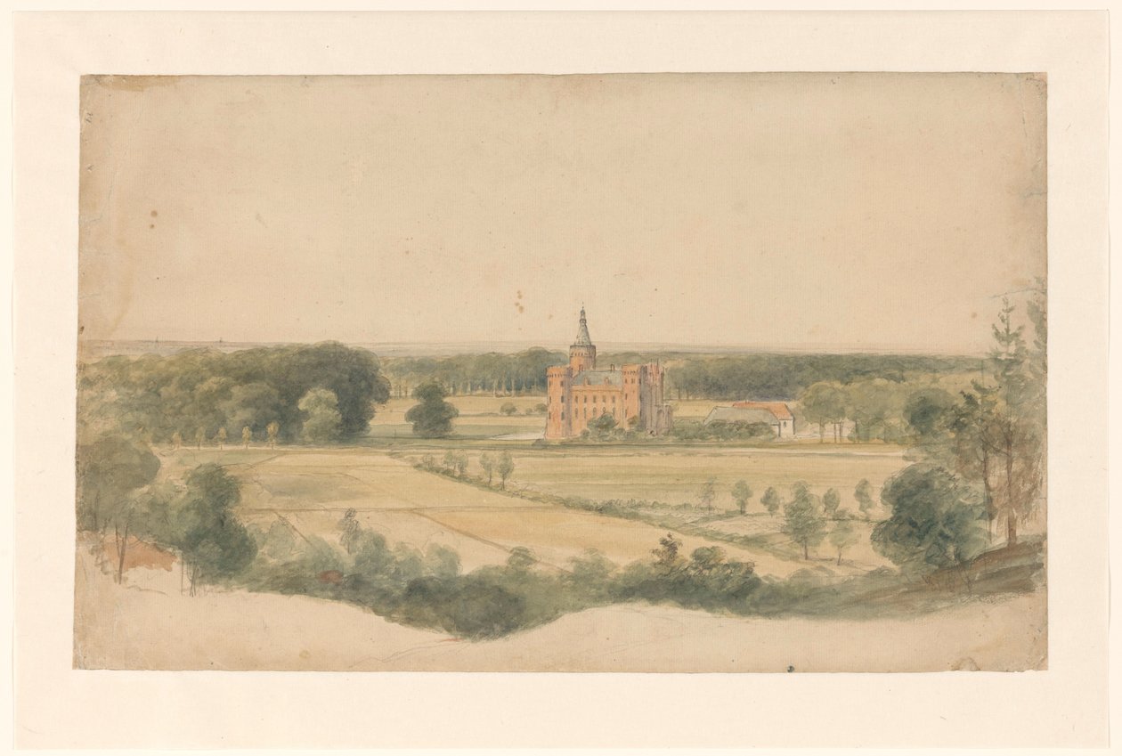 Castillo de Moyland, cerca de Kleve de Lodewijk Johannes Kleijn