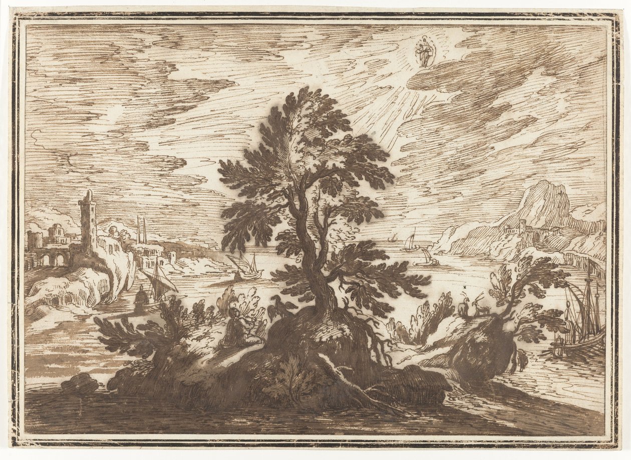 Juan el Evangelista en Patmos de Lodewijk Toeput