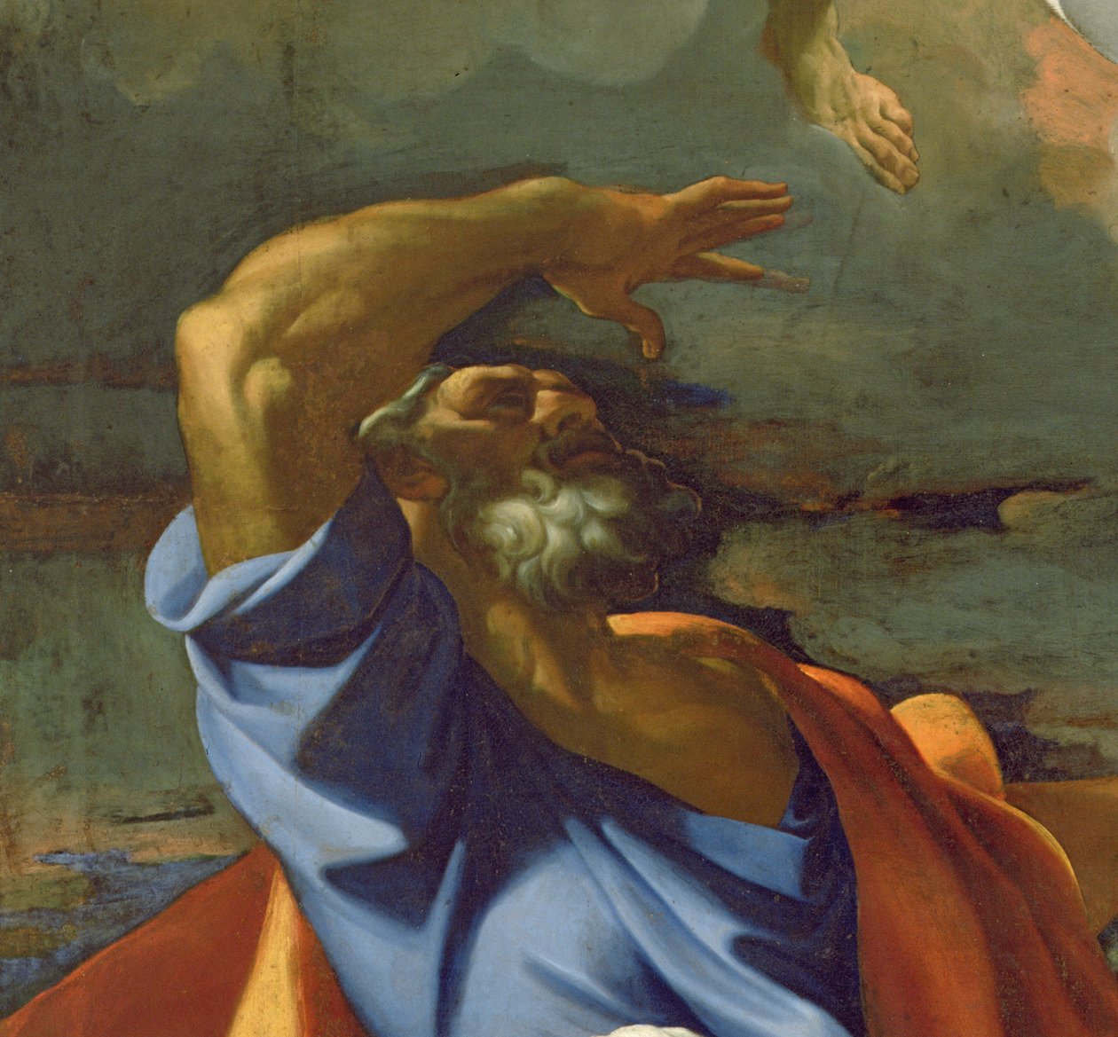 La Transfiguración, 1594-95 (detalle) de Lodovico Carracci