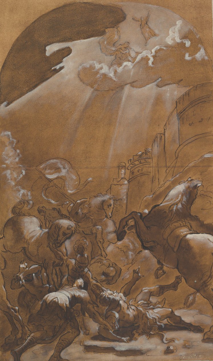 La Conversión de San Pablo de Lodovico Carracci
