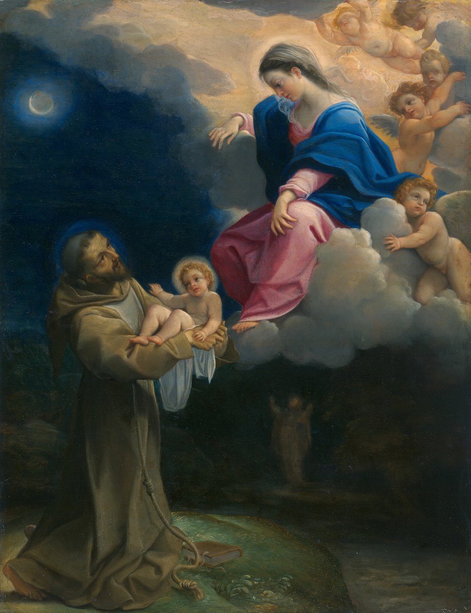 La visión de San Francisco de Lodovico Carracci