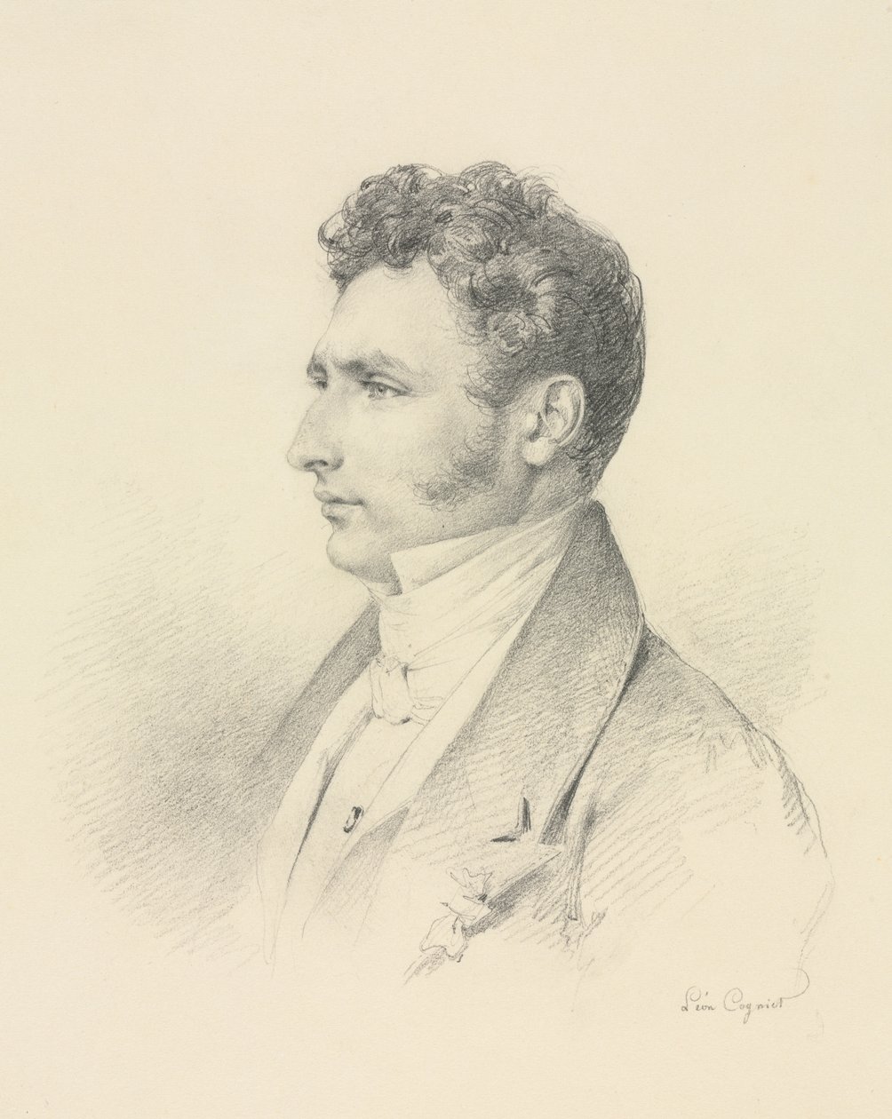 Portrait of a Gentleman de Léon Cogniet