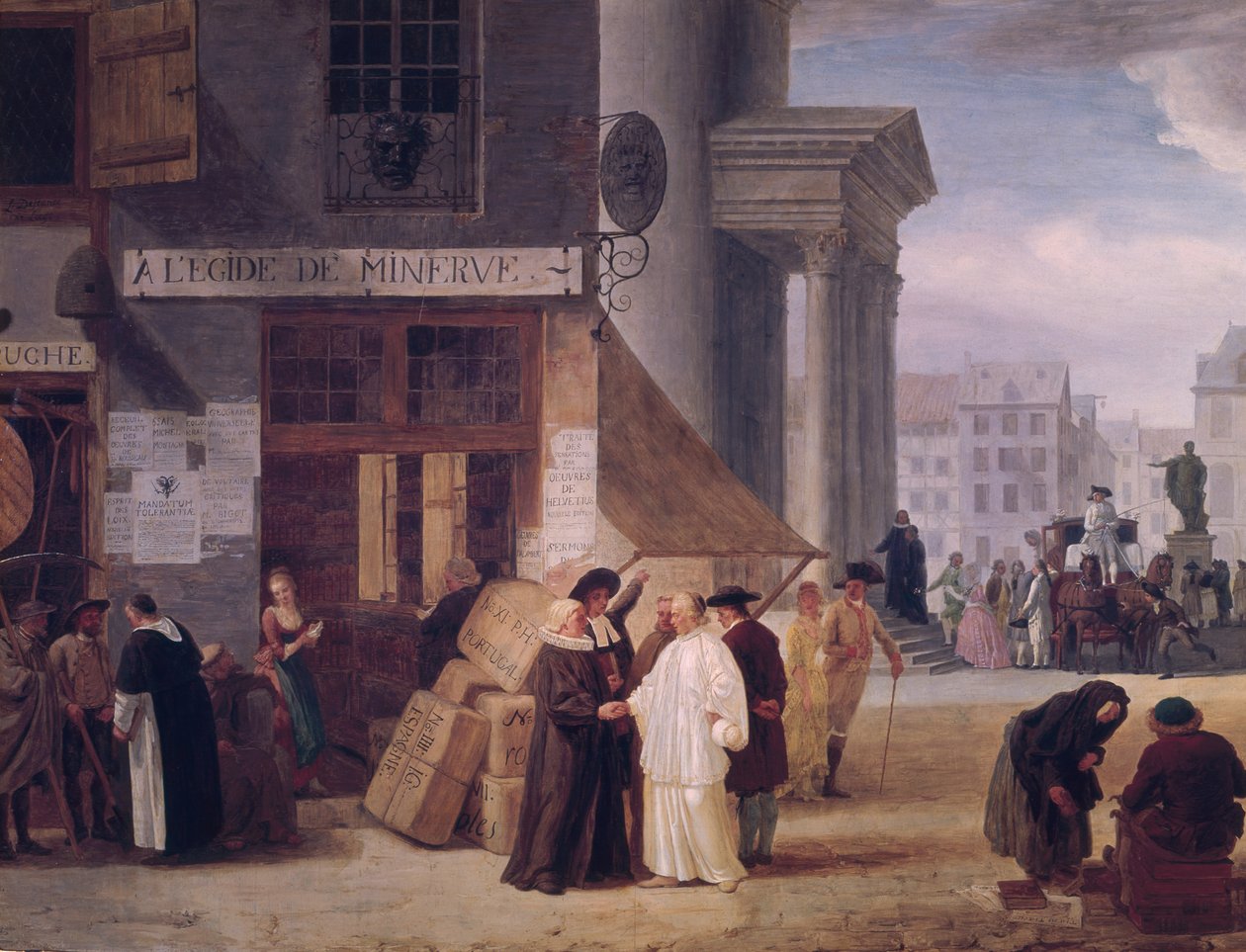 A la Égida de Minerva de Léonard Defrance