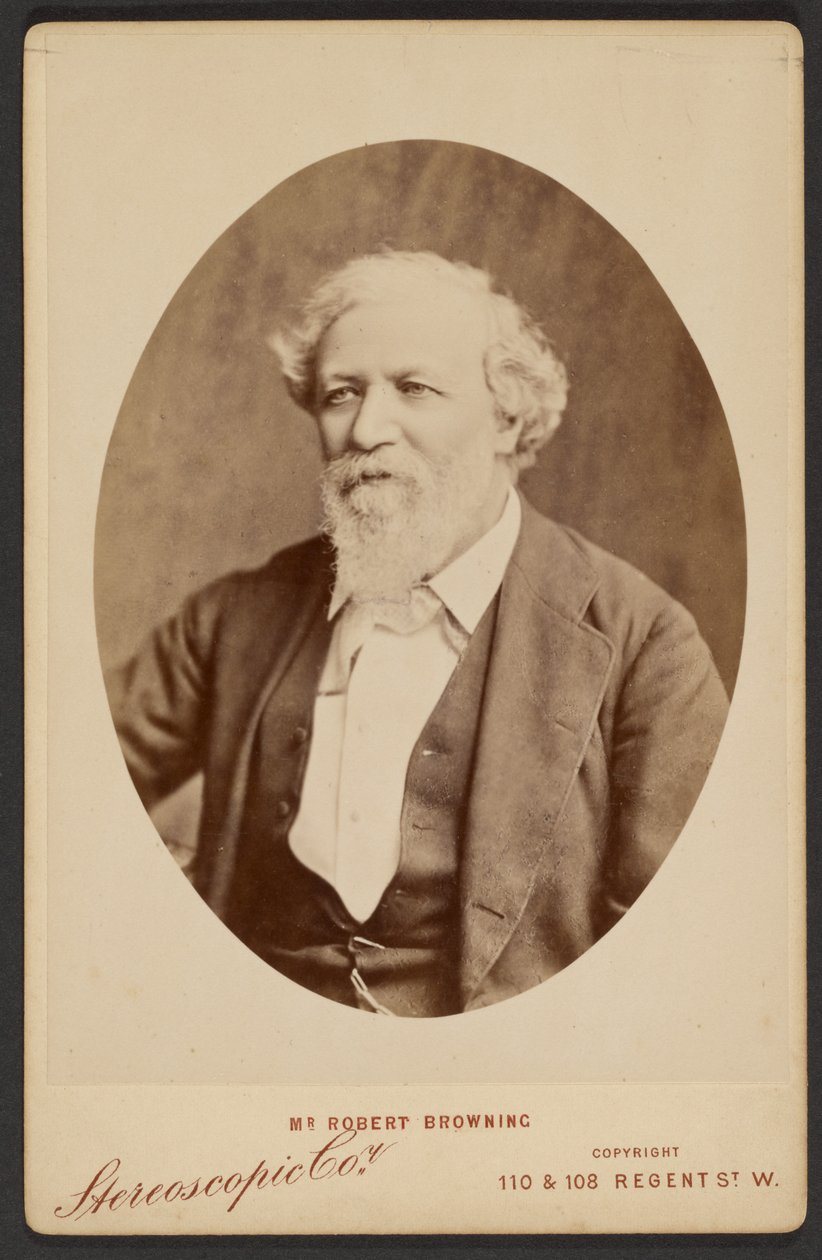 Sr. Robert Browning de London Stereoscopic and Photographic Company