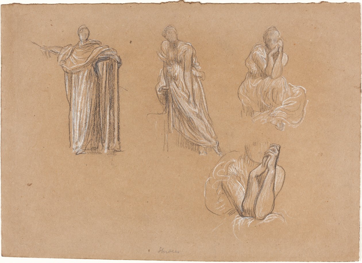 Estudios de figuras de Lord Leighton Frederic