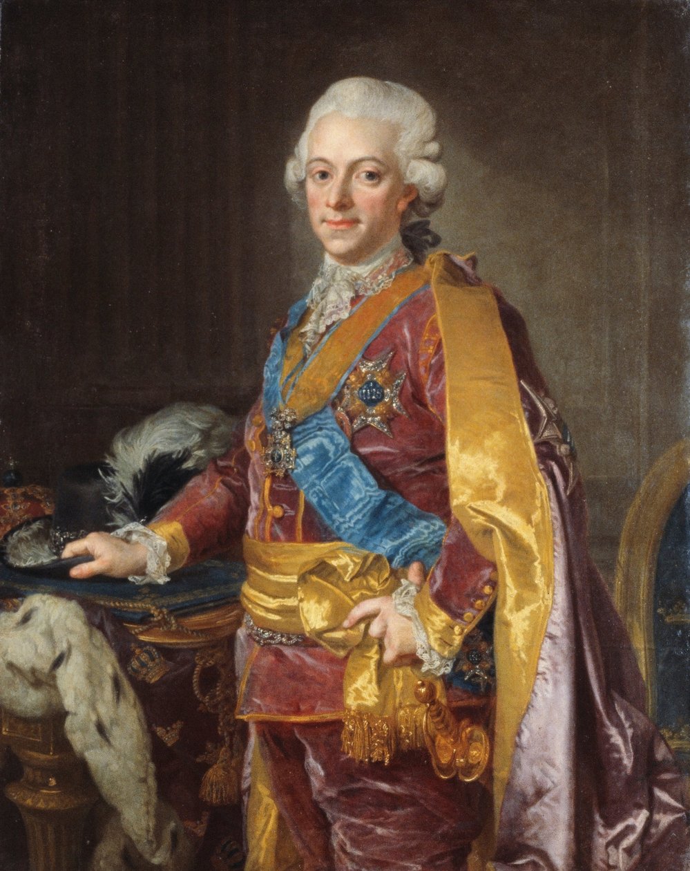 Gustavo III, Rey de Suecia 1772-1792 de Lorens the Younger Pasch