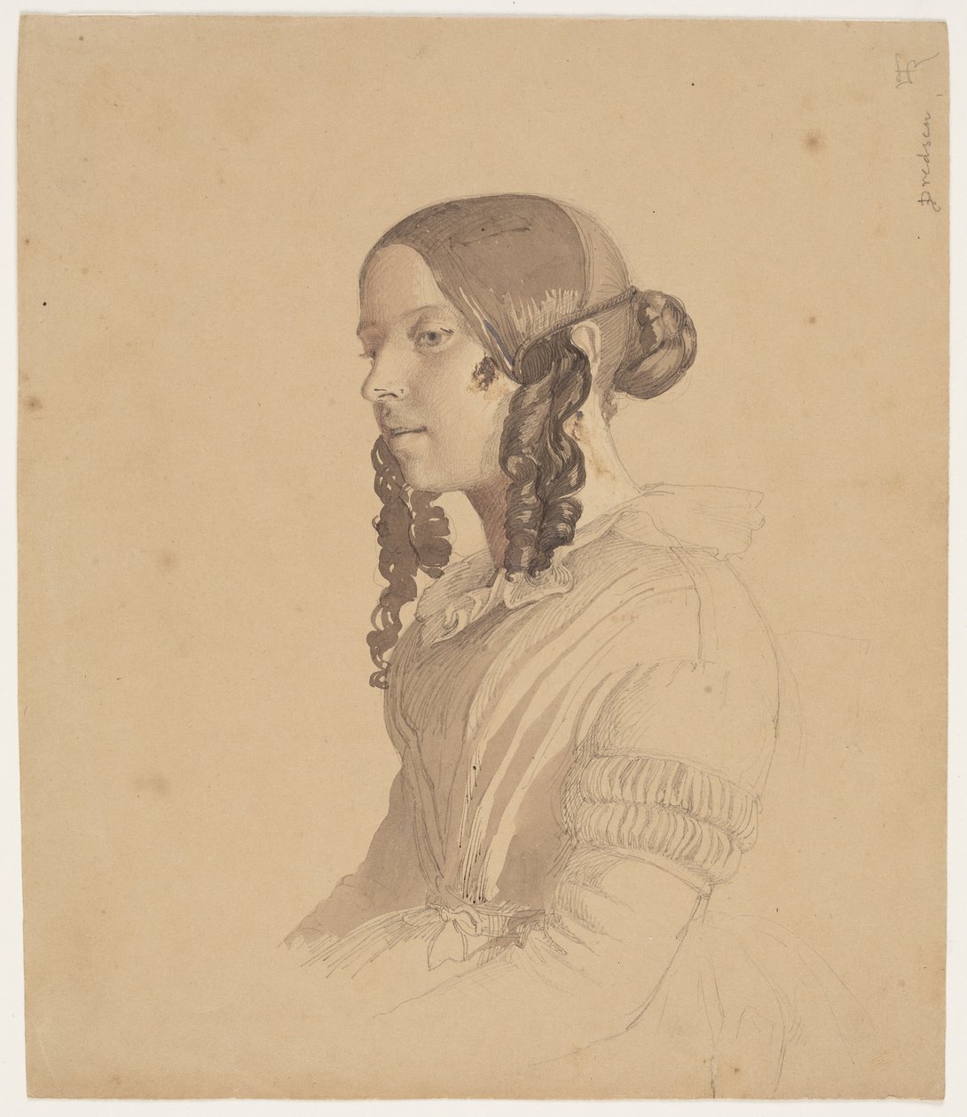 Retrato de dama (Helene v. Germadt) de Lorenz Frølich
