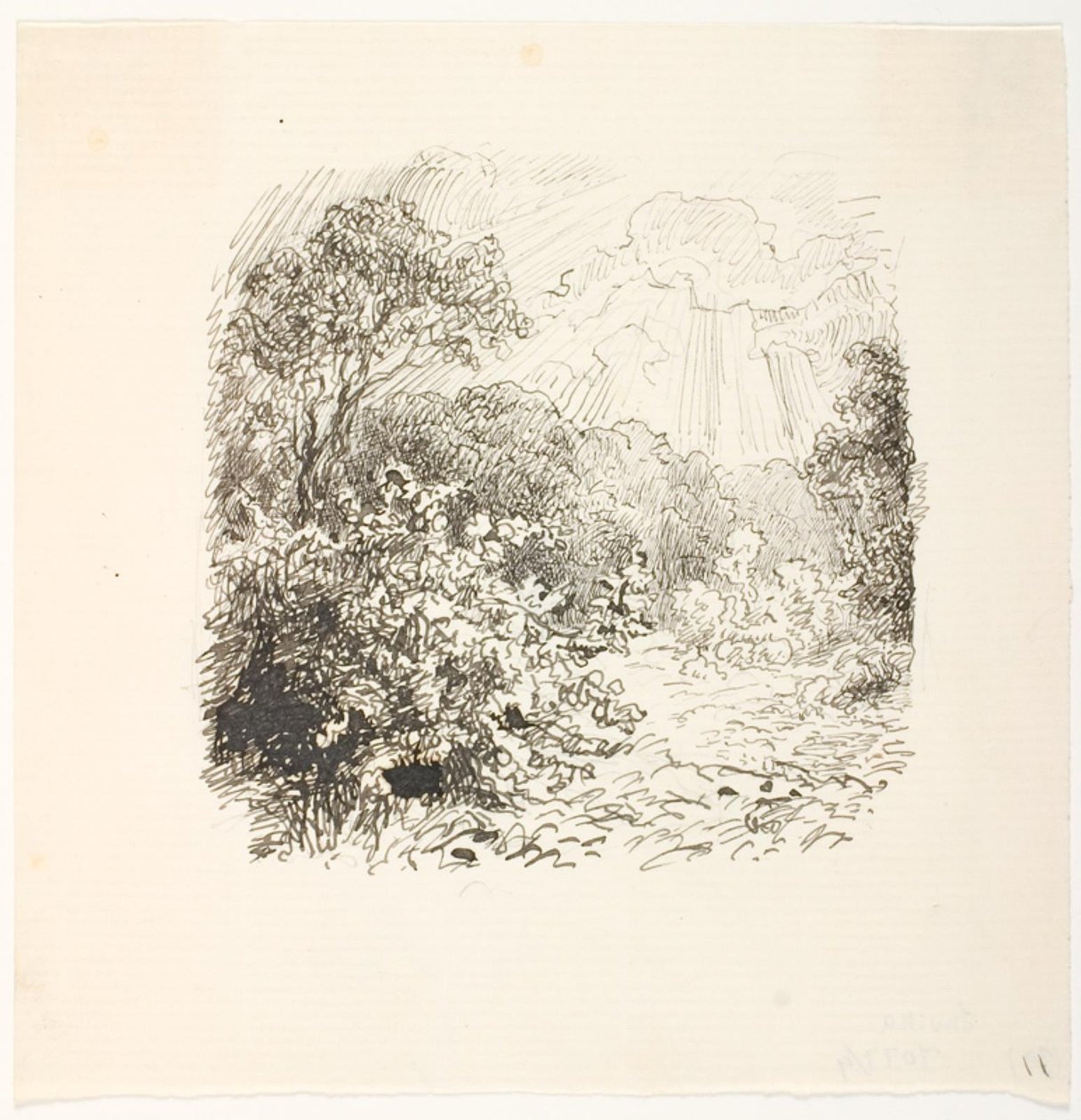 Boceto para los corredores rápidos de Lorenz Frølich