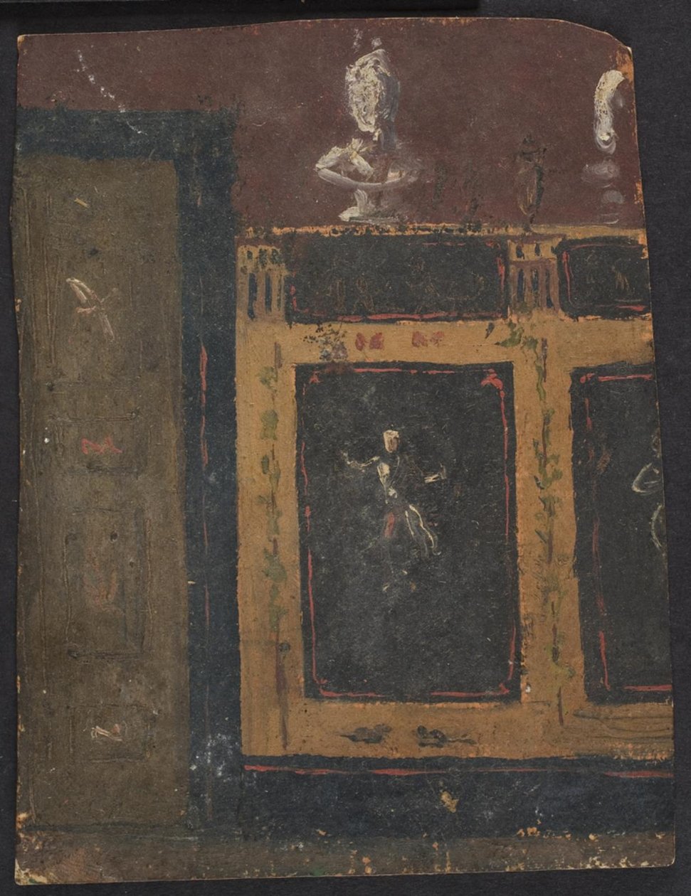 Decoraciones murales para Valhøj 1838/1839 de Lorenz Frølich