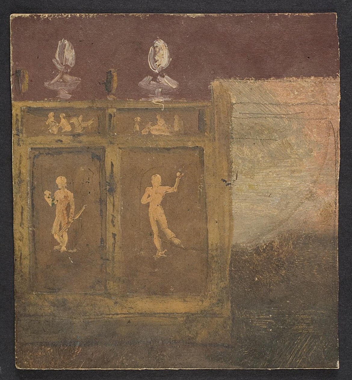Decoraciones murales para Valhøj 1838/1839 de Lorenz Frølich
