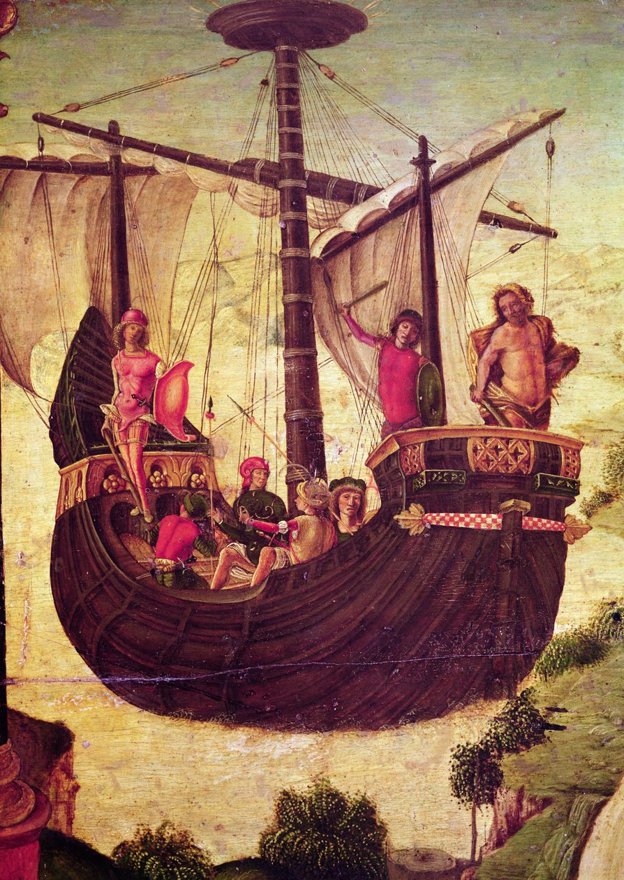 Detalle del Argo (detalle) de Lorenzo Costa
