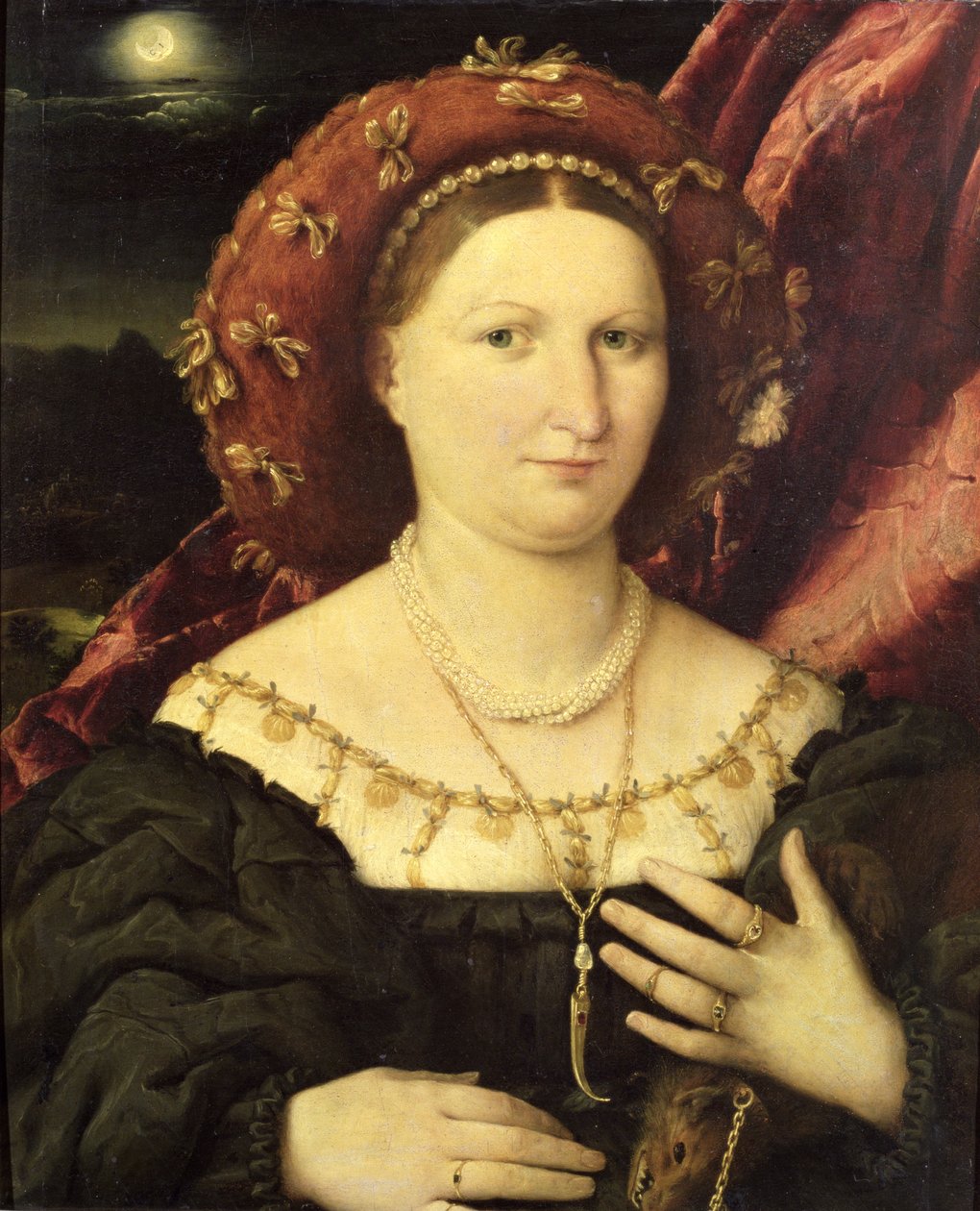 Retrato de Lucina Brembati de Lorenzo Lotto