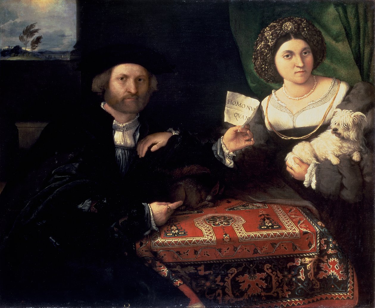 Marido y esposa, c.1523 de Lorenzo Lotto