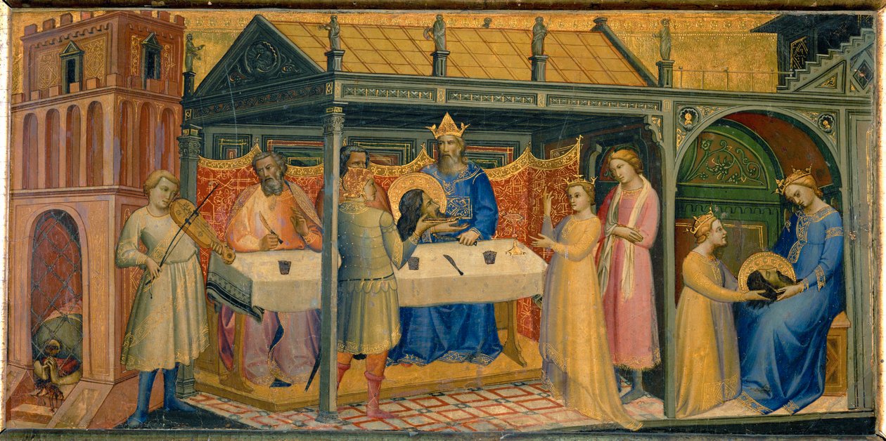 El banquete de Herodes ... de Lorenzo Monaco