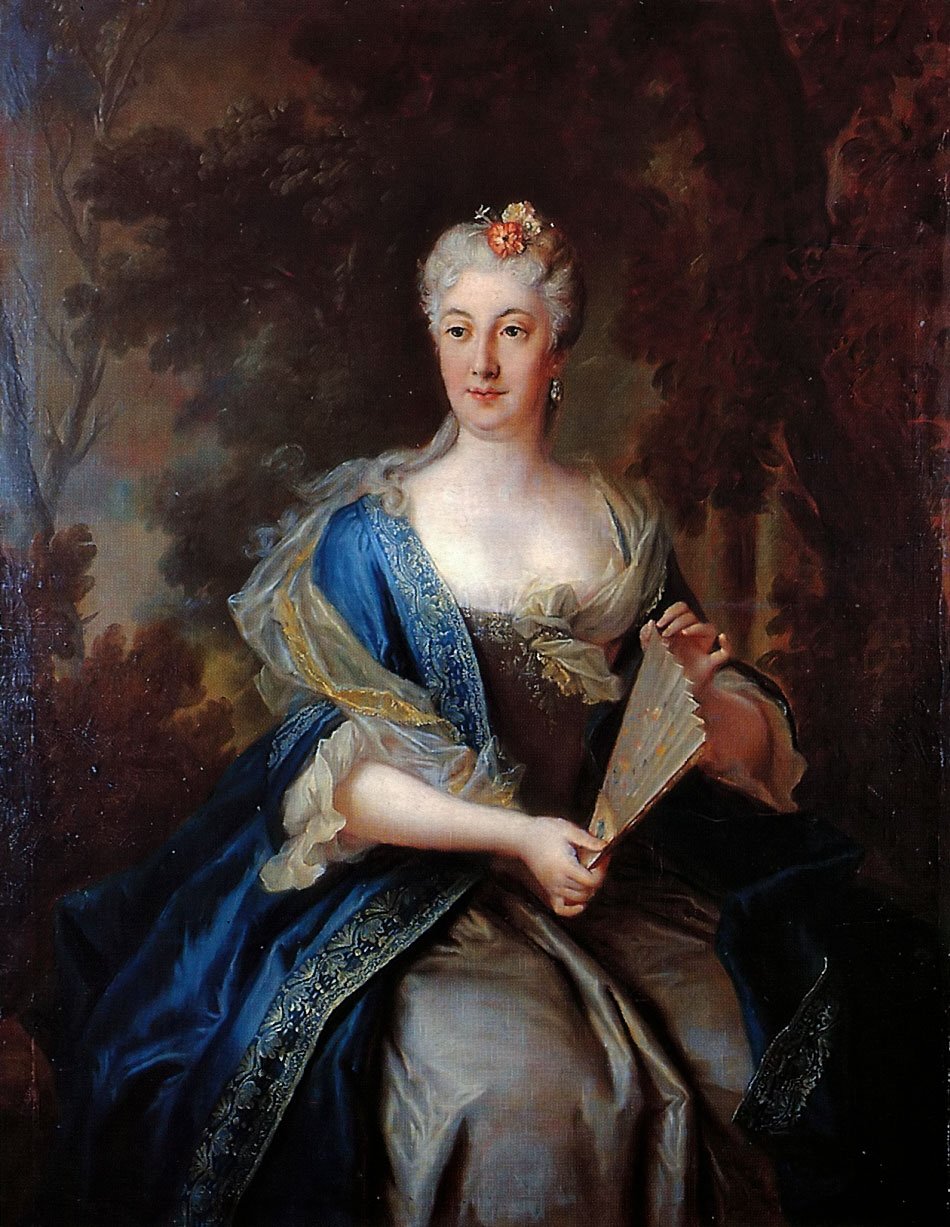Retrato de Katarzyna Barbara Radziwiłł de Louis de Silvestre