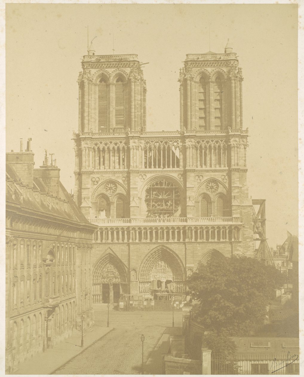 Notre Dame, París de Louis Auguste Bisson