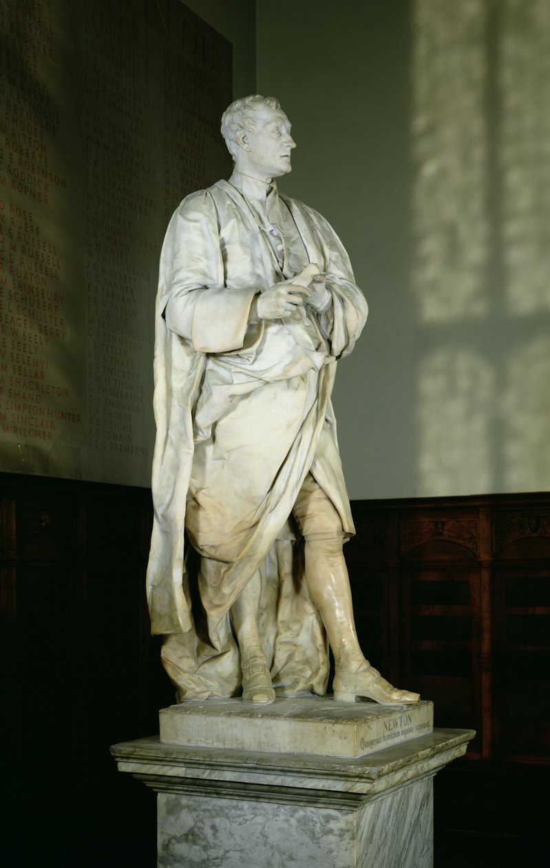 Sir Isaac Newton (1642-1727) (mármol) de Louis Francois Roubillac