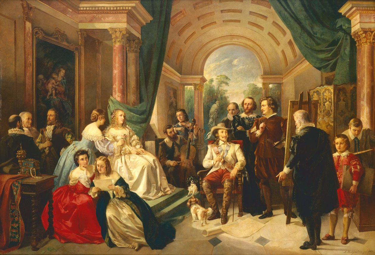 Anthony van Dyck en la corte de Carlos I de Louis Katzenstein