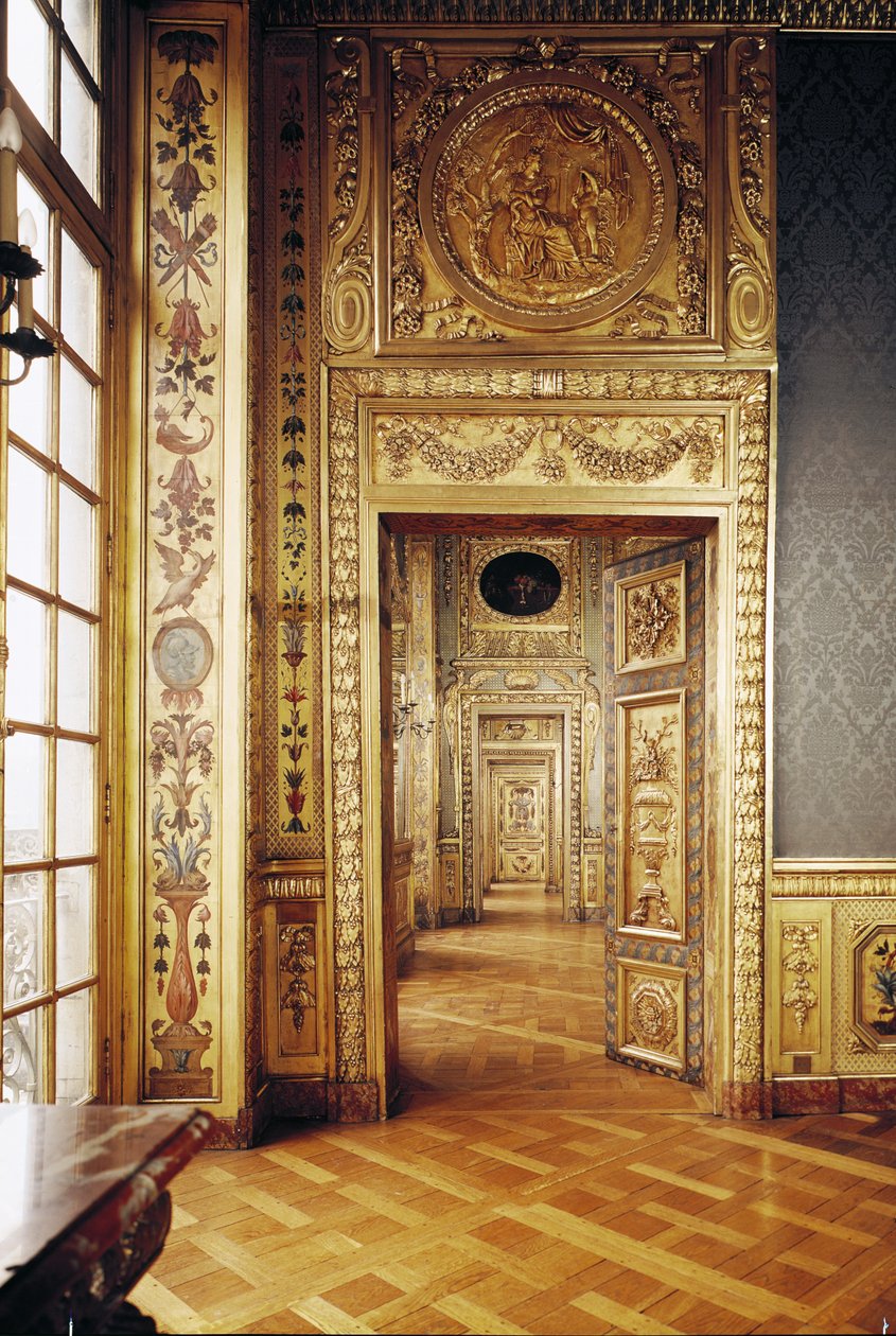 Vista de la enfilada, 1650-58 de Louis Le Vau