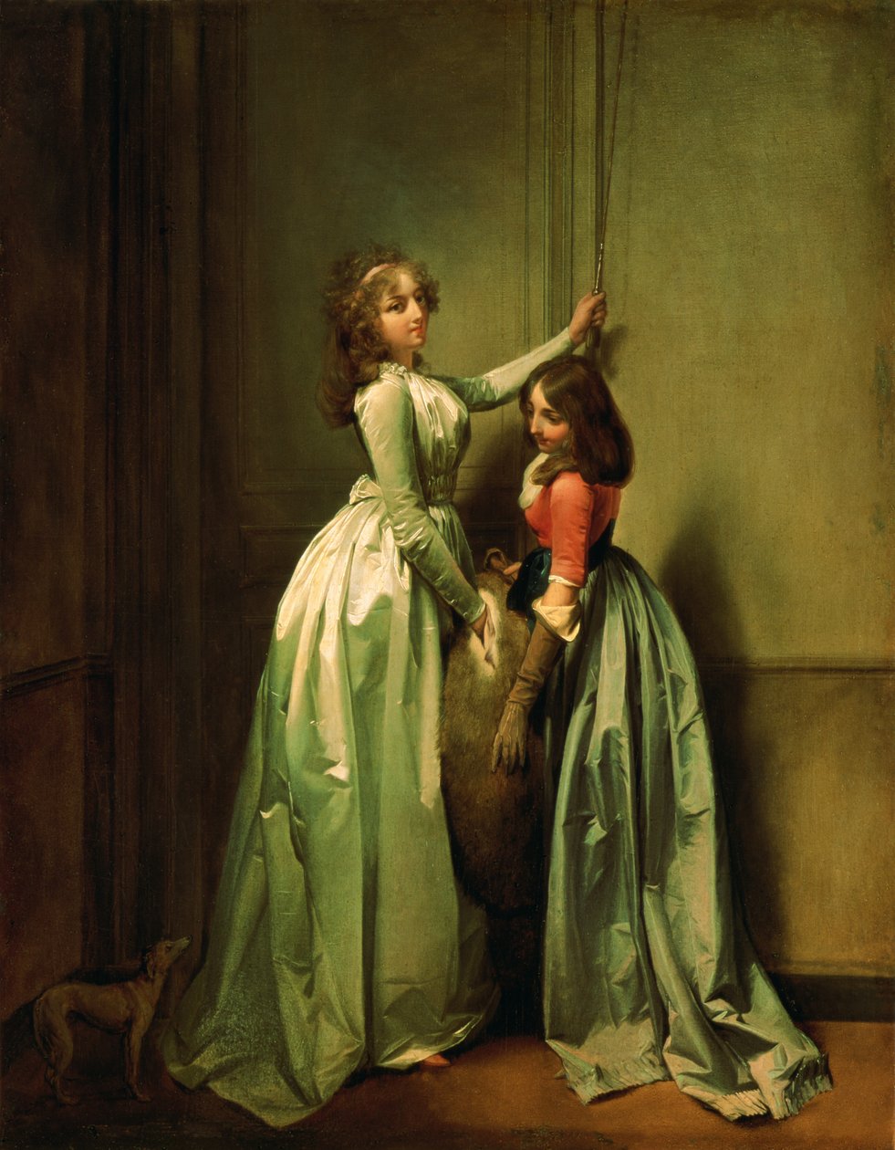En la entrada, 1796-98 de Louis Leopold Boilly