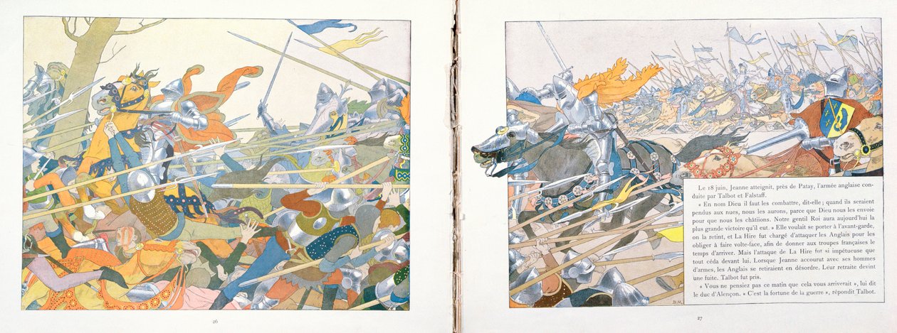 La Batalla de Patay, ilustración de 