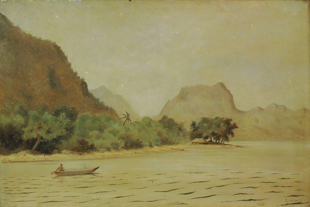 Crepúsculo en Samoa de Louis Michel Eilshemius