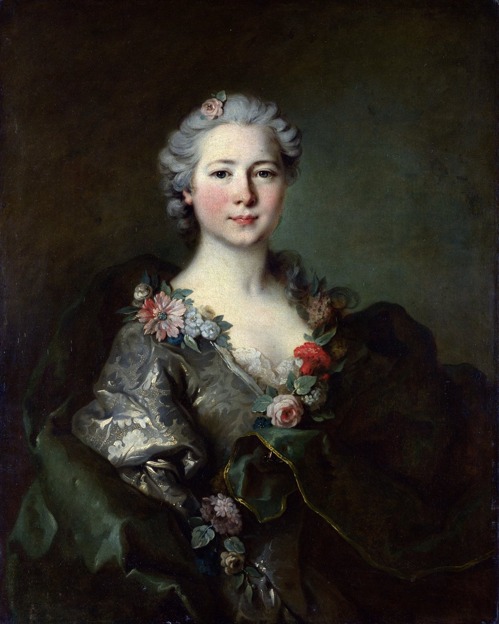 Probablemente Retrato de Mademoiselle de Coislin de Louis Tocqué