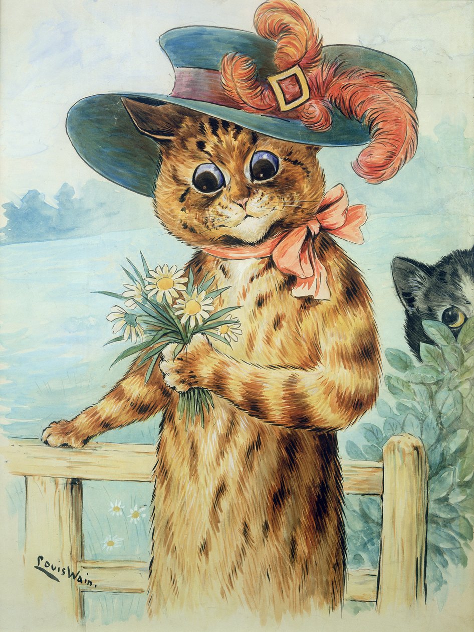 Flores para la duquesa de Louis Wain
