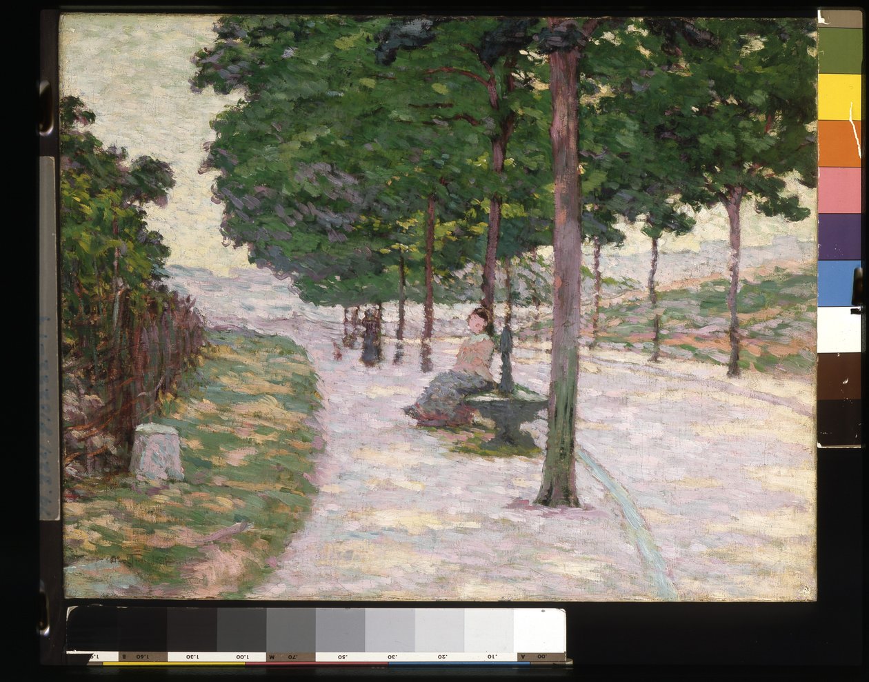 Paisaje (óleo sobre lienzo) de Louis Abel Truchet