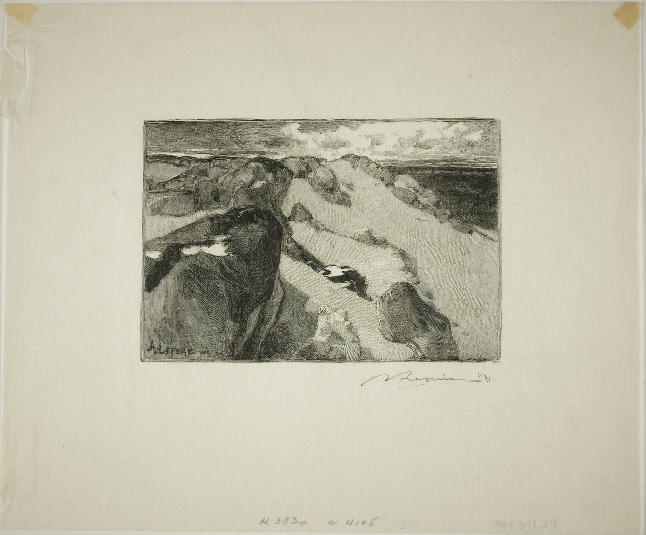 Arbonne Le Gros Sablon de Louis Auguste Lepère