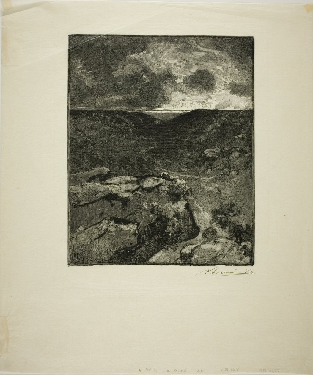 Valle de Franchard de Louis Auguste Lepère