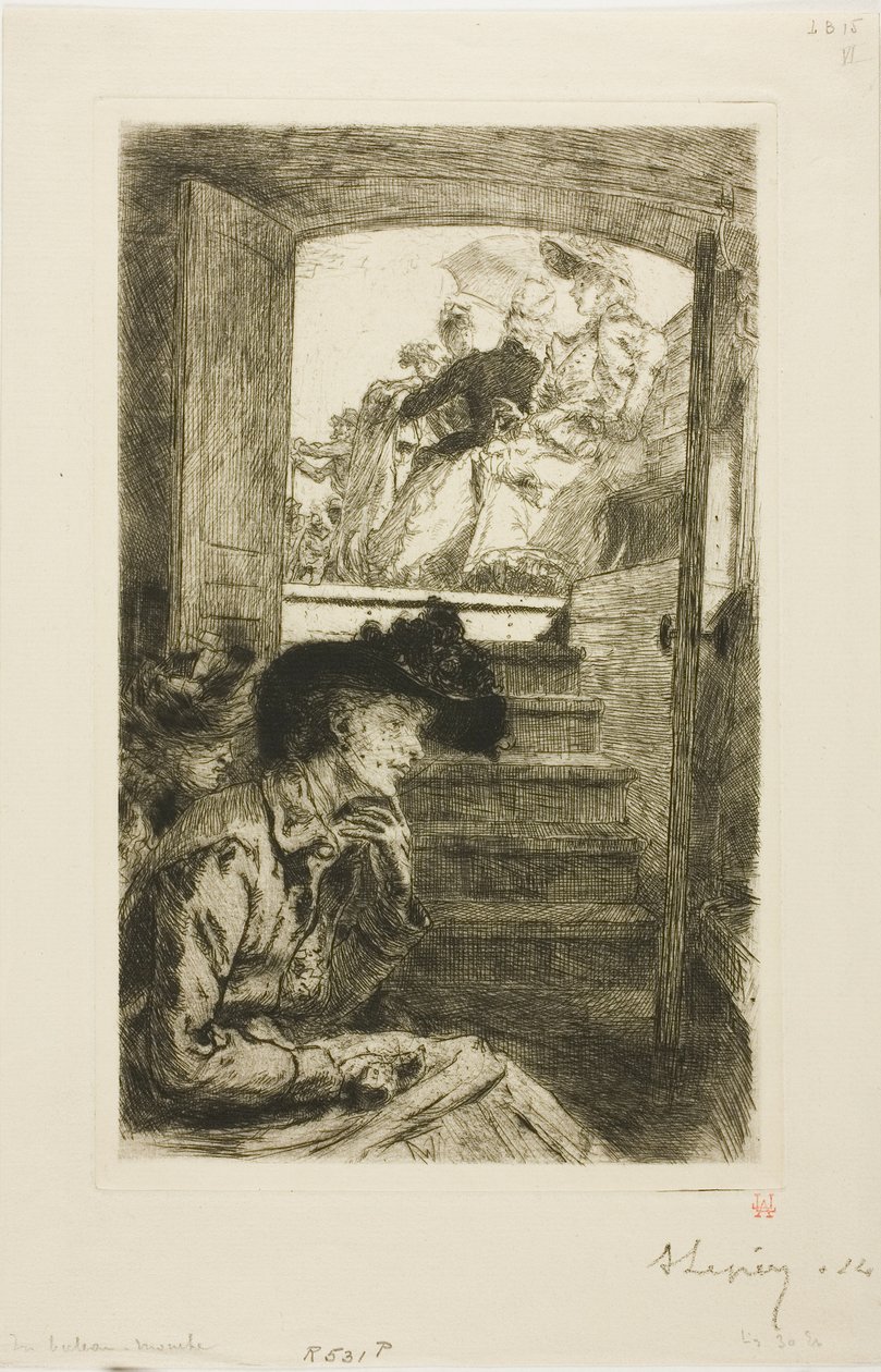 En el Bateau-Mouche de Louis Auguste Lepère