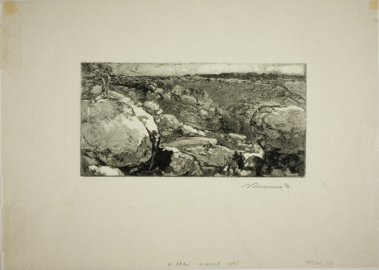 El circo de Long-Rocher de Louis Auguste Lepère